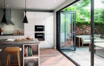 Aluminium Bi-folding doors